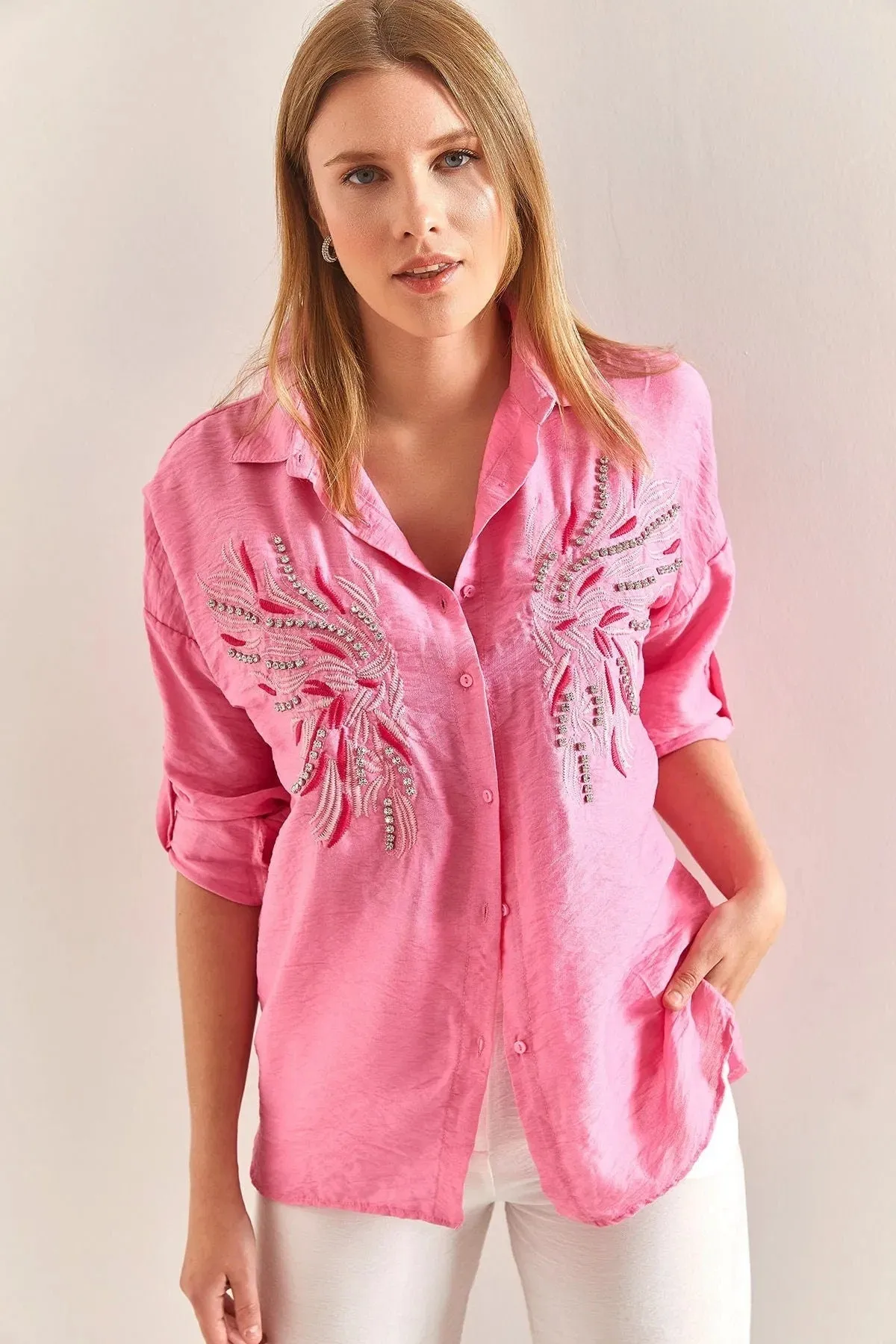 Angel Wing Designer Cotton Blouse