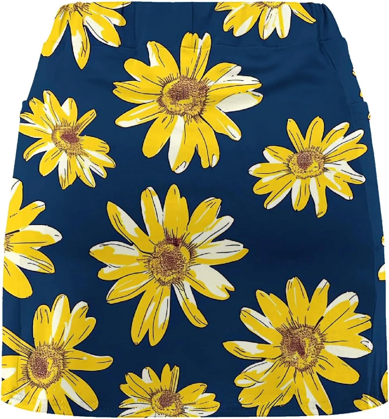 Athletic Skort for Women Summer Boho Floral Print Mini Skirts with Built in Shorts High Waist Workout Shorts