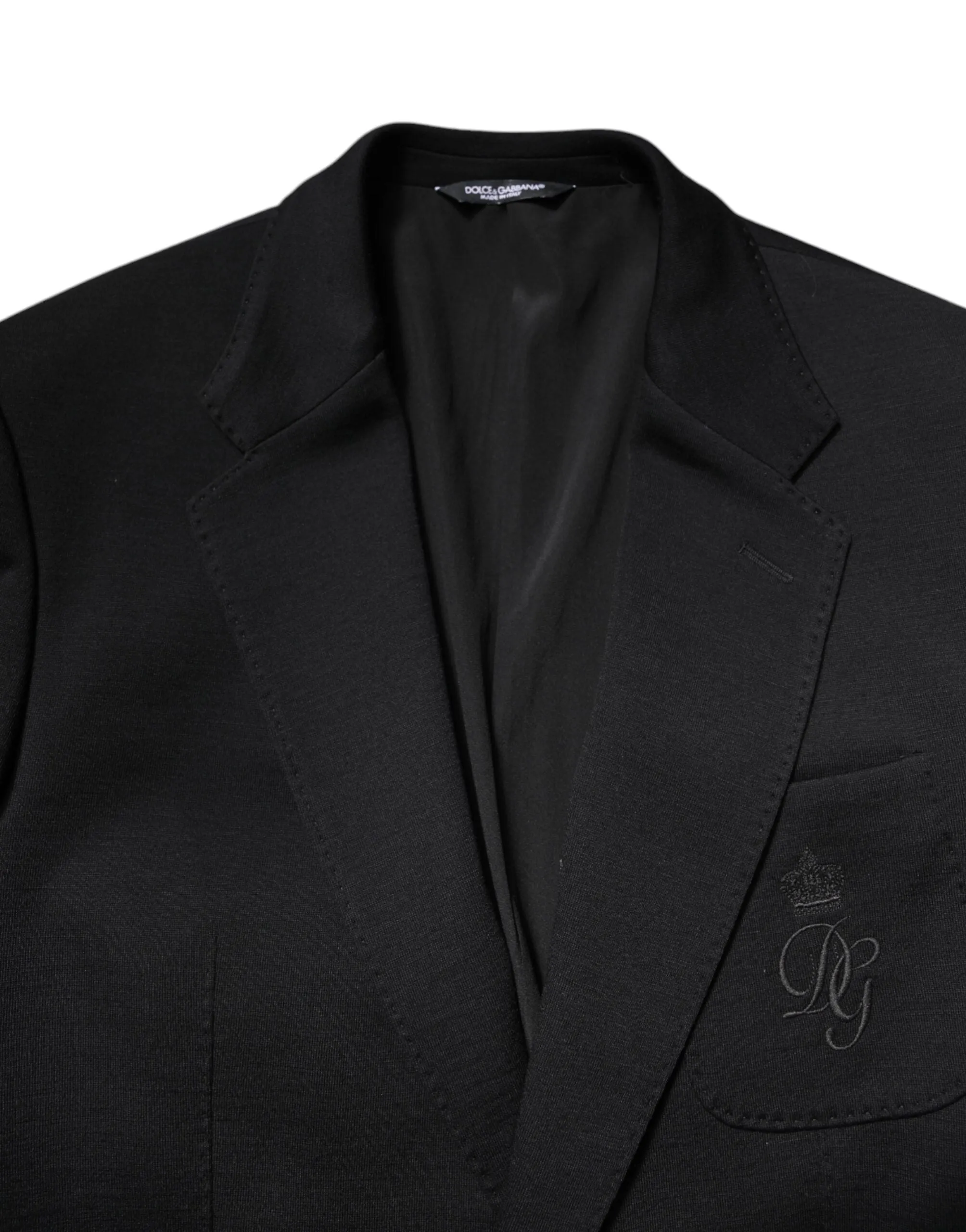 Black Wool Slim Fit Coat Blazer Jacket Suit