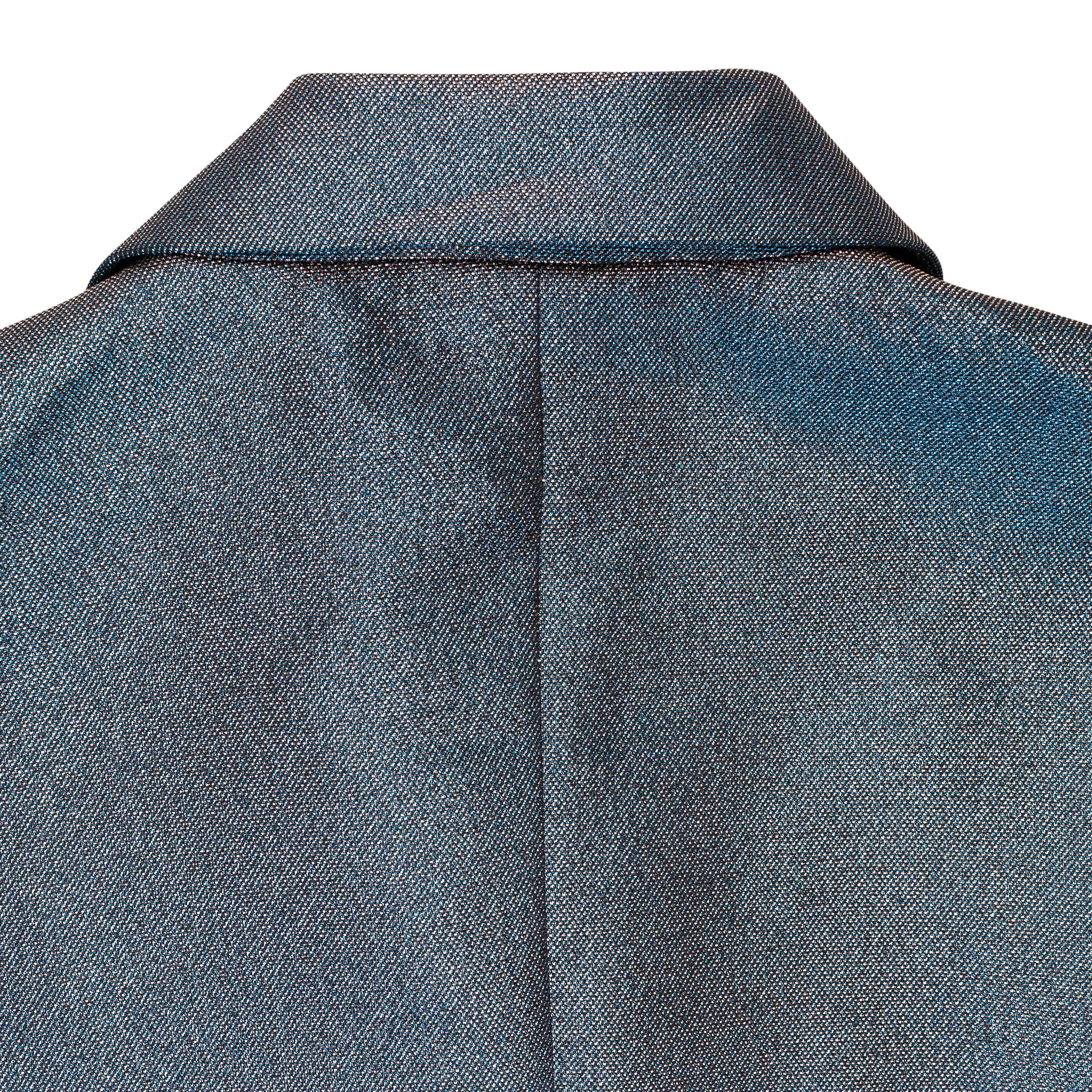DOUBLE BREASTED BLUE BLAZER