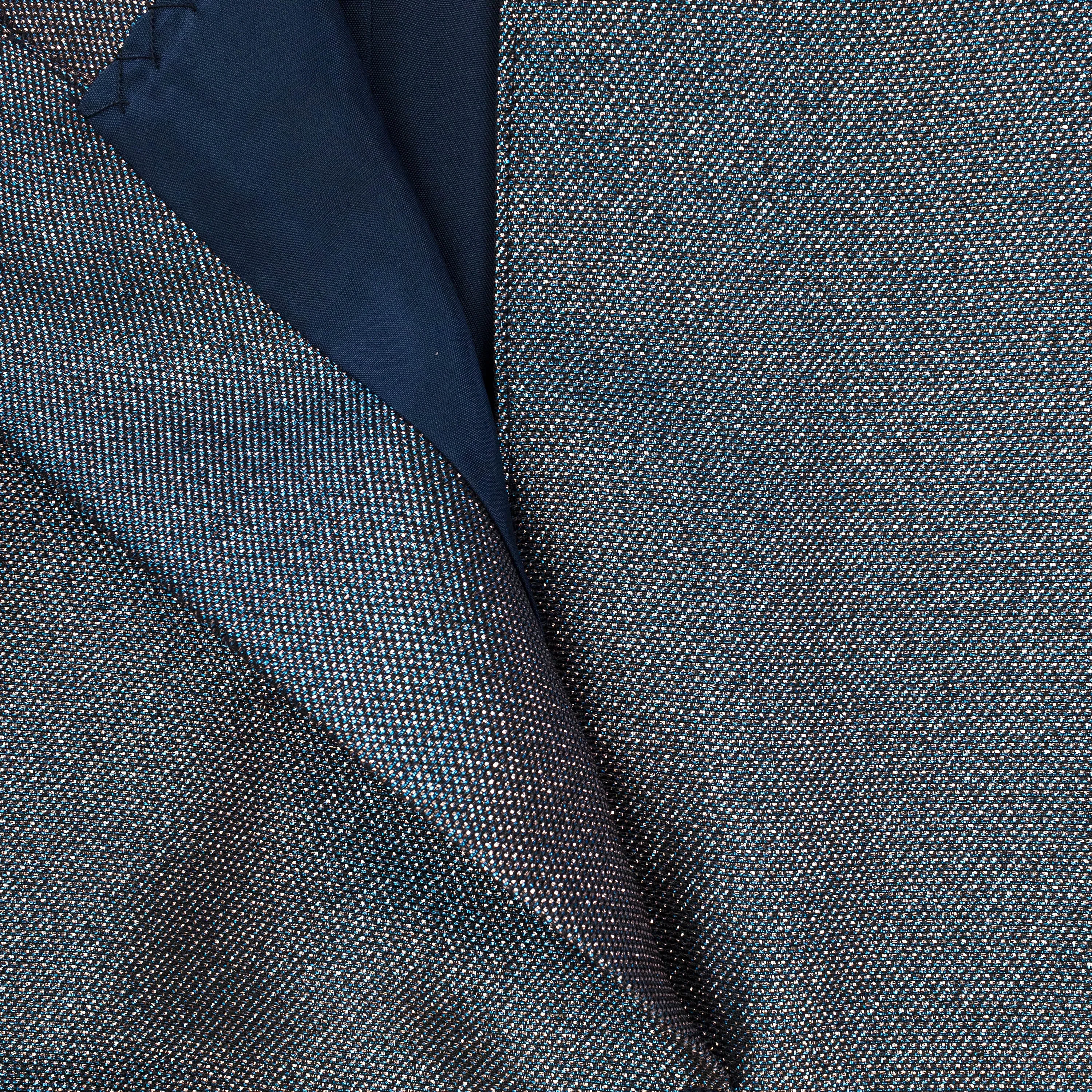 DOUBLE BREASTED BLUE BLAZER