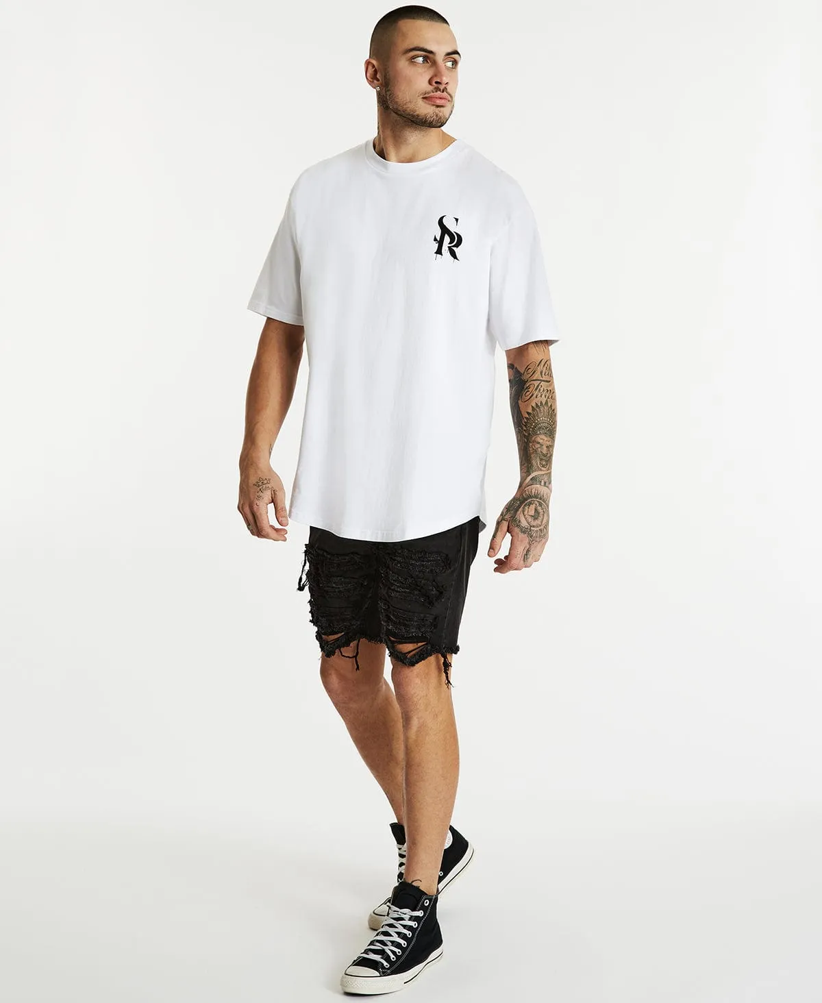 Hiden Tee White
