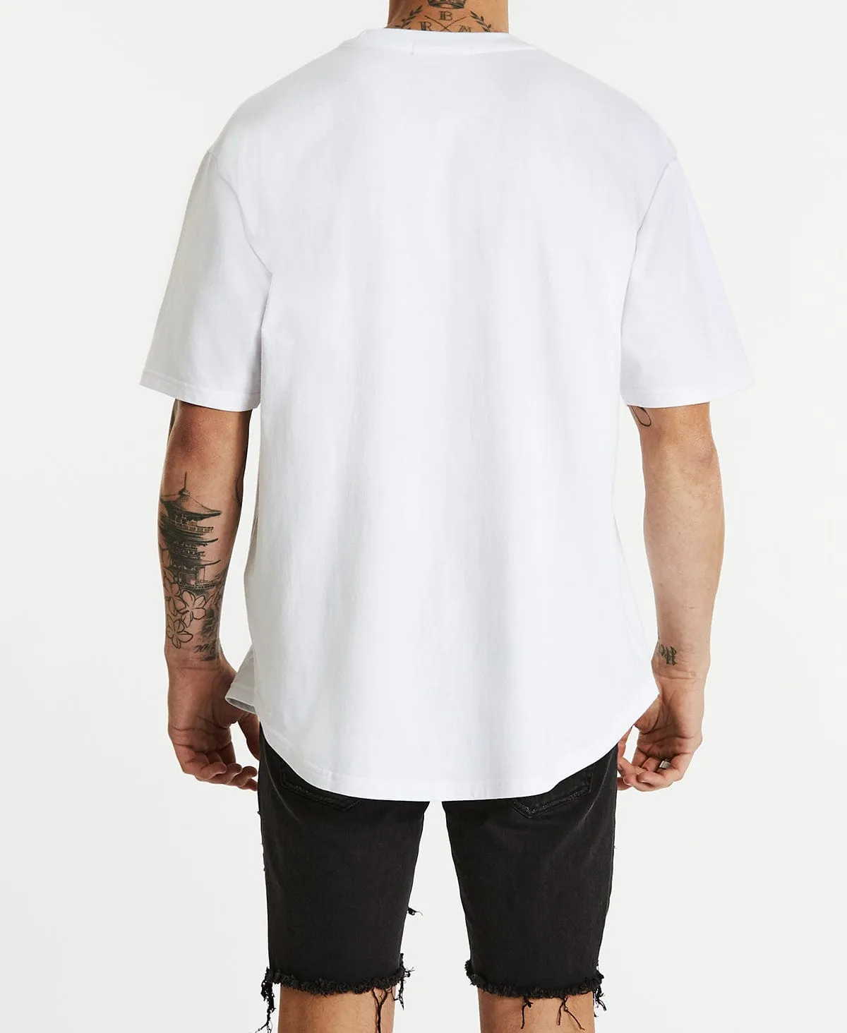 Hiden Tee White
