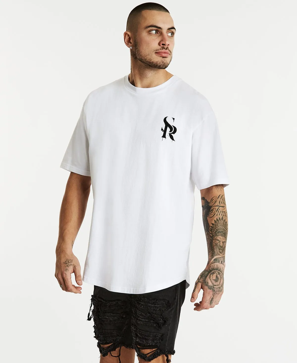 Hiden Tee White