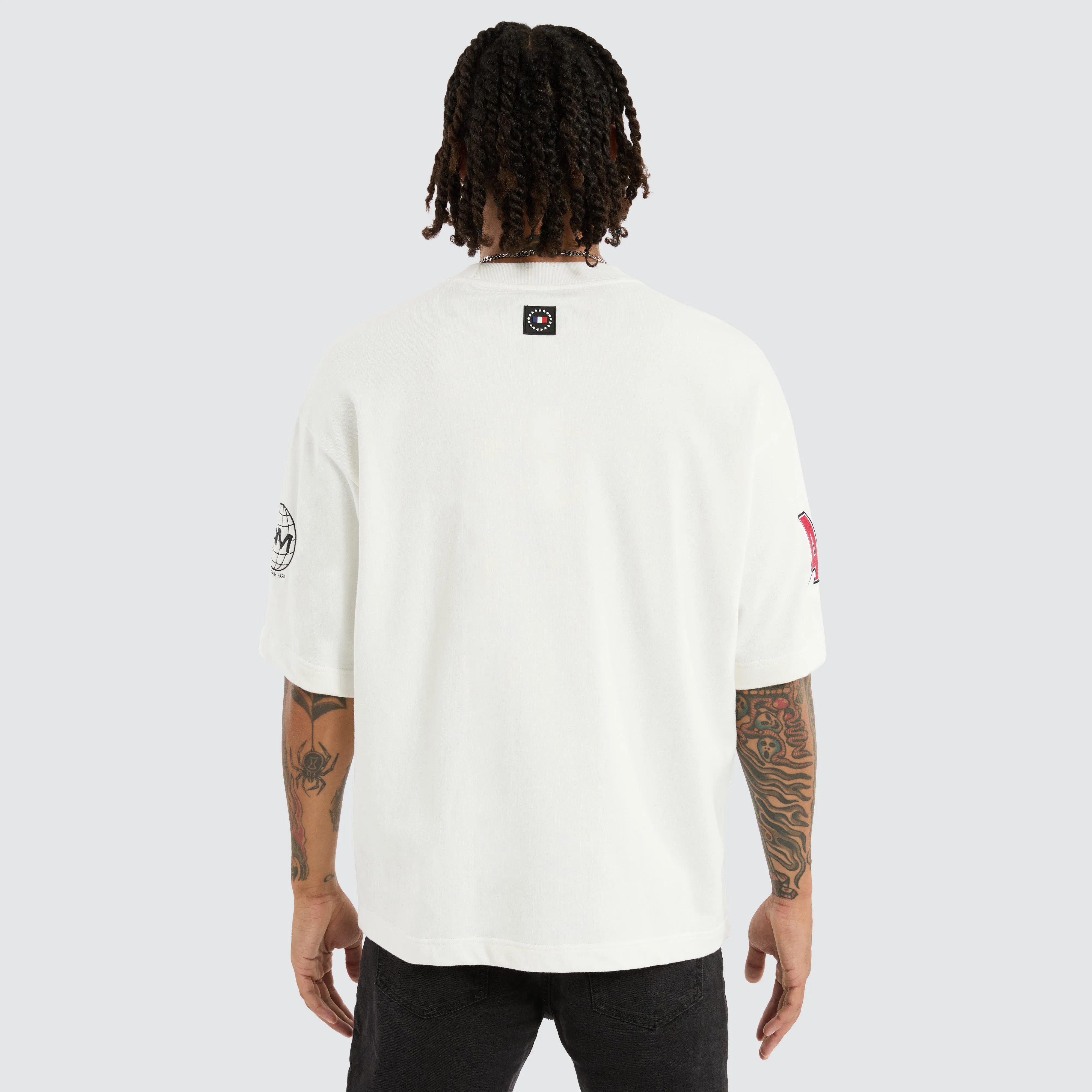 Infinity Loopback Mega Tee Natural White