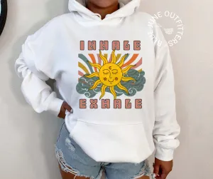 Inhale Exhale Psychedelic Hoodie