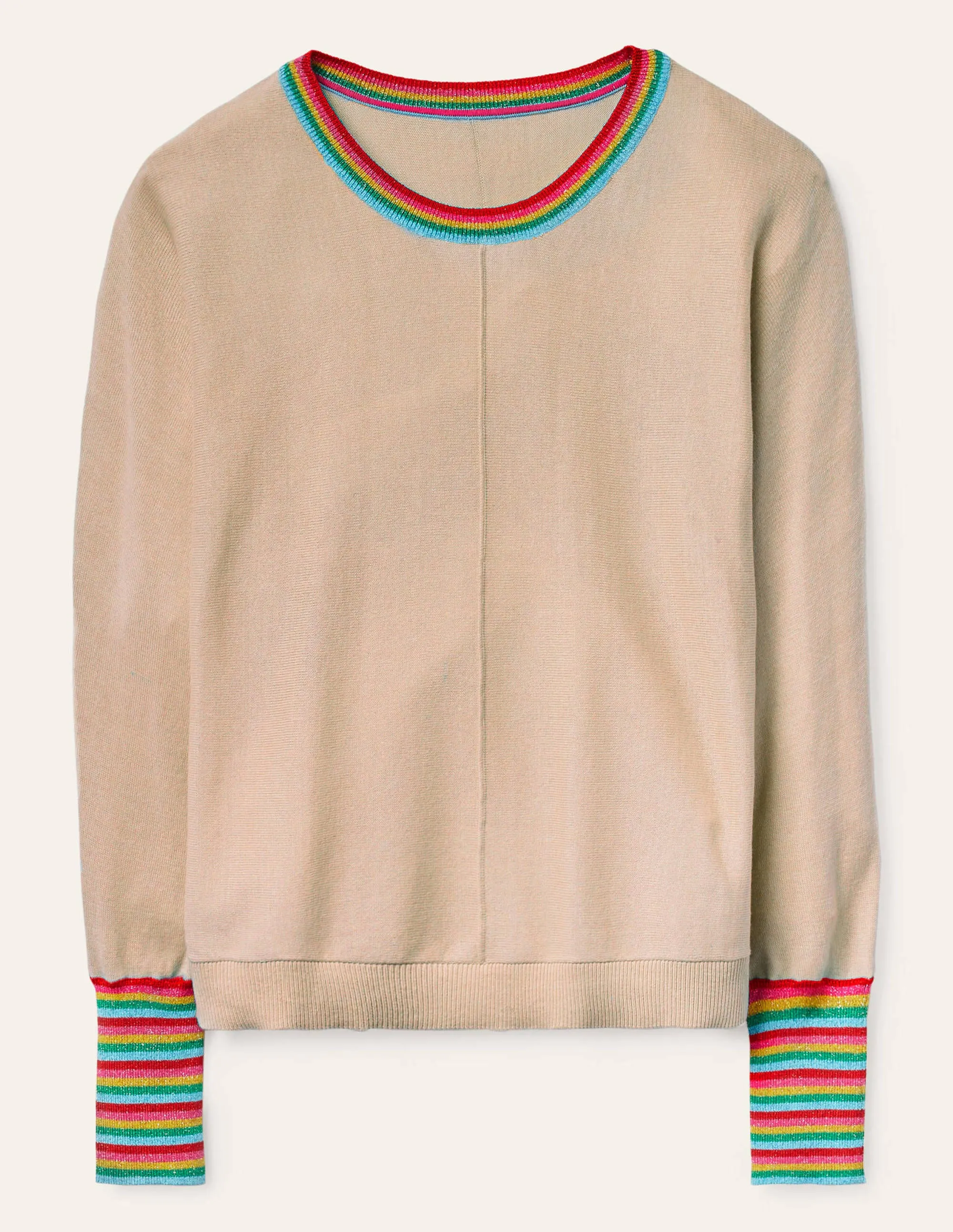 Lytton Sparkle Jumper-Oatmeal Melange