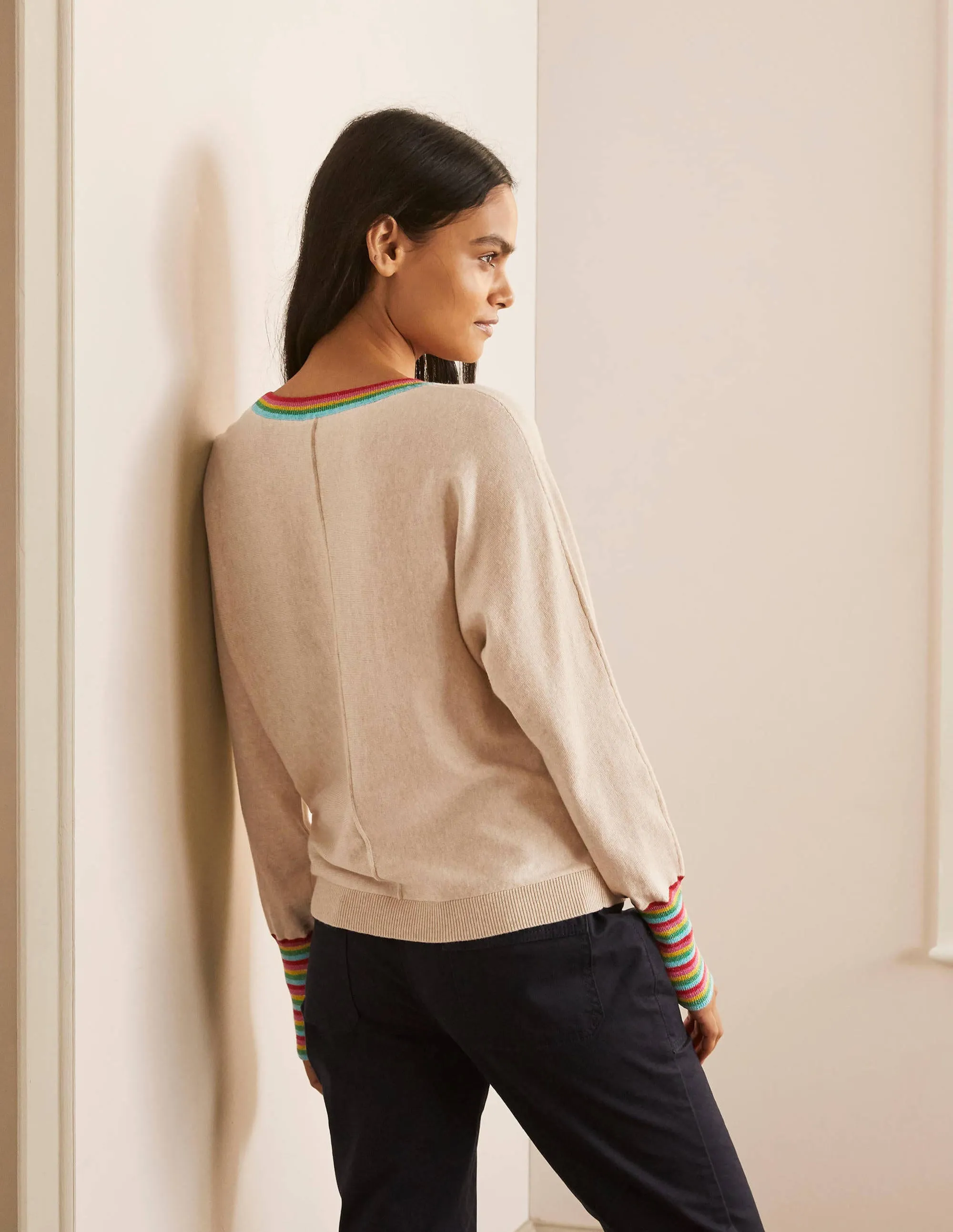 Lytton Sparkle Jumper-Oatmeal Melange