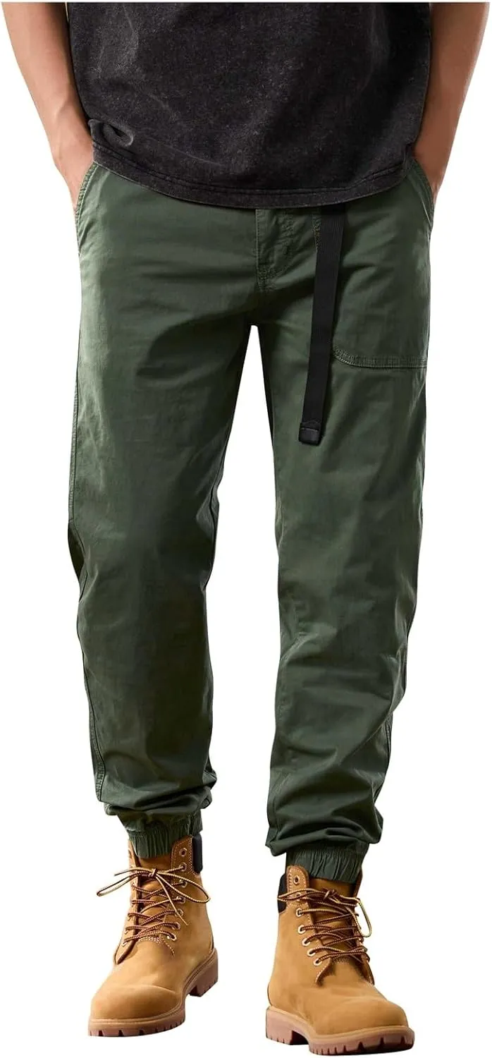 Men's Cargo Pants Hiking Pants for Men Lightweight Slim-Fit Flex Work Pants for Men