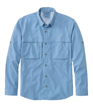 Men's Tropicwear Long Sleeve Shirt Soft Blue