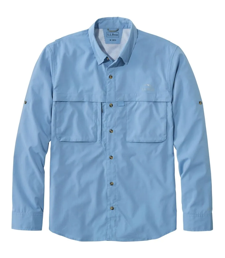 Men's Tropicwear Long Sleeve Shirt Soft Blue