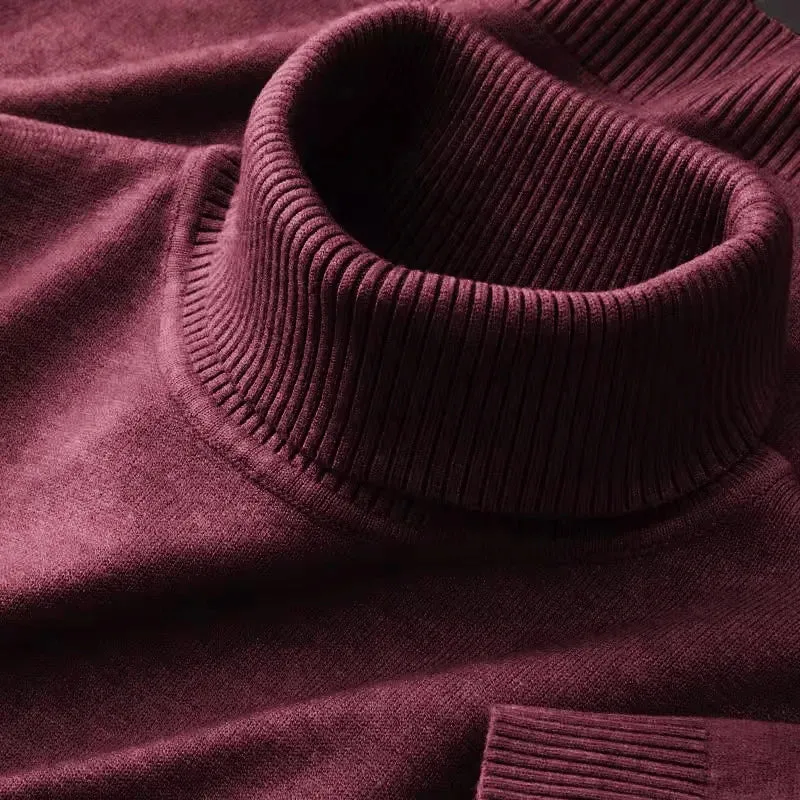 Men's Turtleneck Knitted Sweater