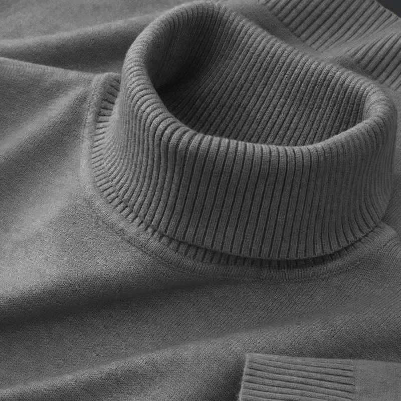 Men's Turtleneck Knitted Sweater