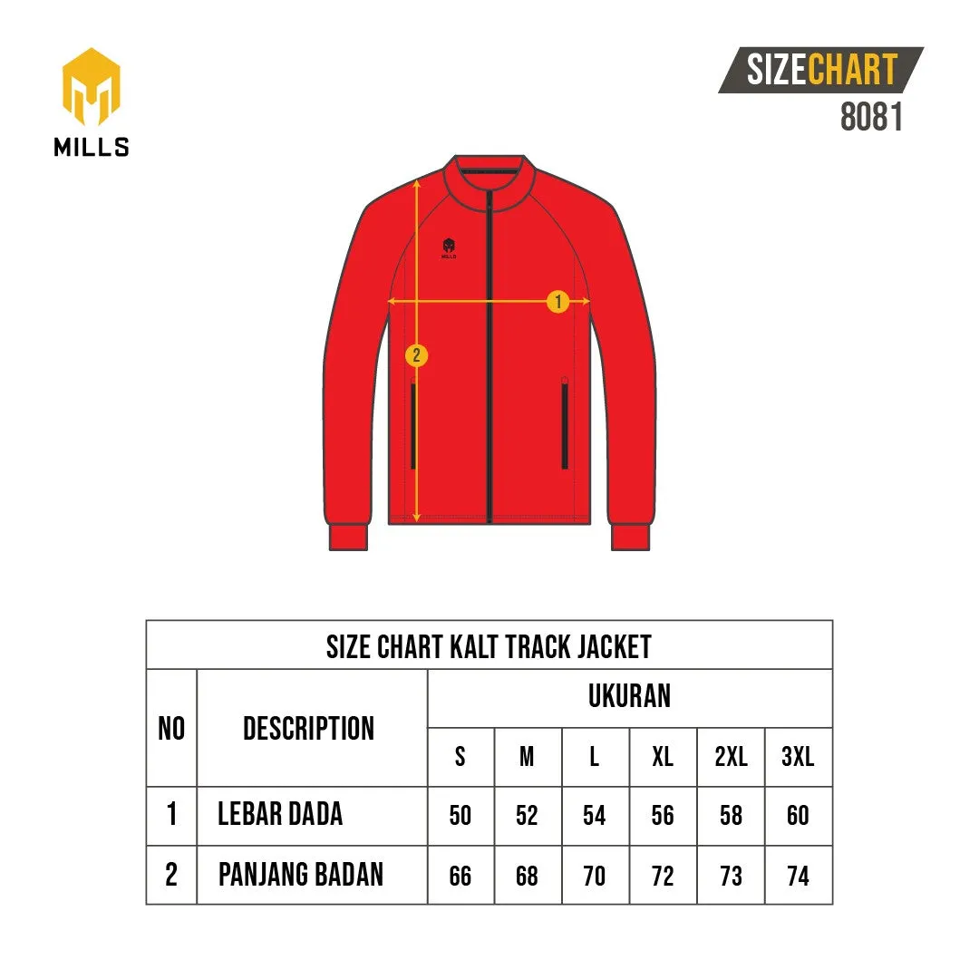 MILLS Jaket Olahraga Kalt Track Jacket 8081