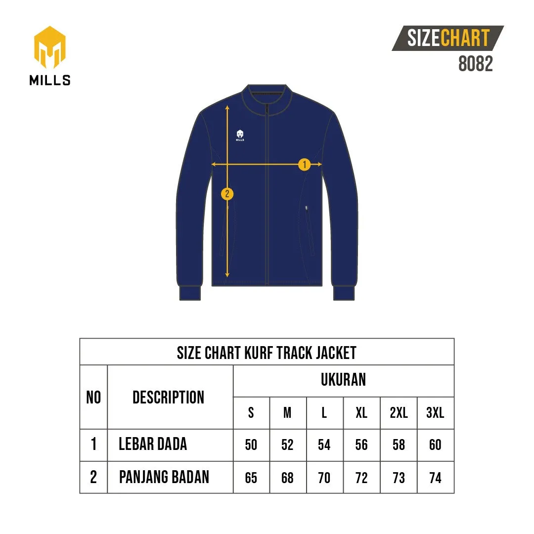 MILLS Jaket Olahraga Kurf Track Jacket 8082