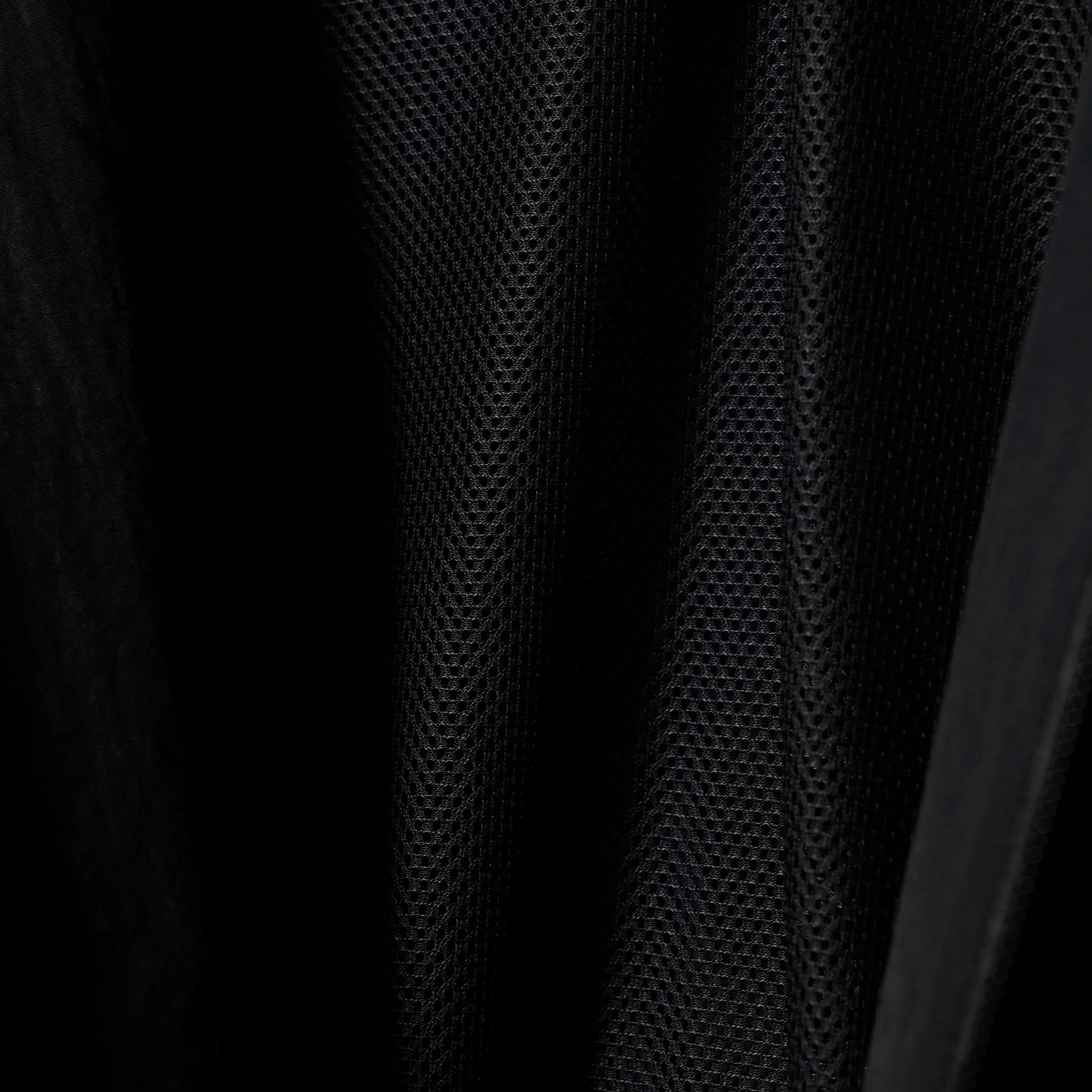 RECYCLED NYLON TRACK JACKET / BK99:BLACK